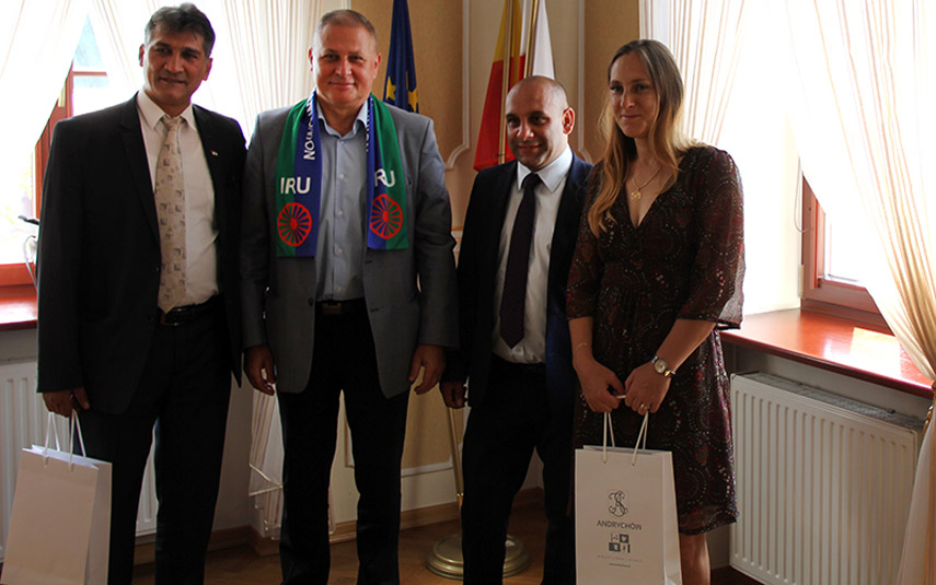 Burmistrz spotkał się z prezydentem Międzynarodowej Unii Romów