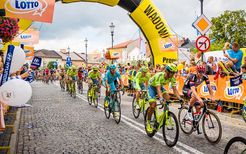 Przez Wadowice przejechali kolarze 73. Tour de Pologne