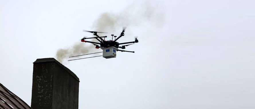 Drony będą sprawdzać, czym palą mieszkańcy Andrychowa?