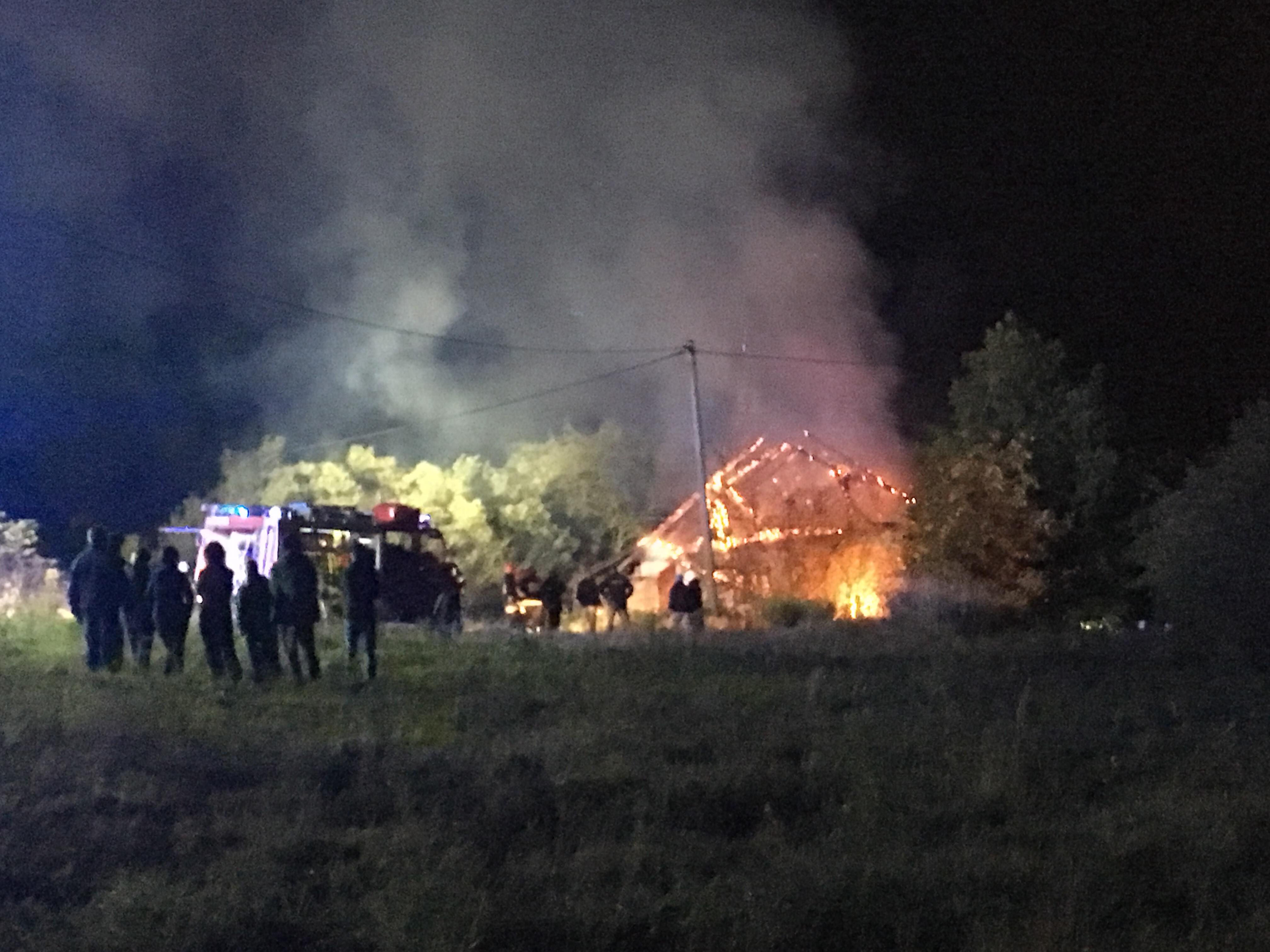 W pożarze domu w Mucharzu zginął mężczyzna
