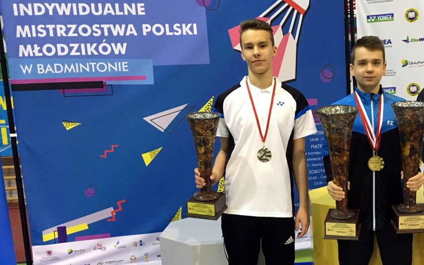 Zawodnik reprezentujący Tomice wicemistrzem Polski w badmintonie