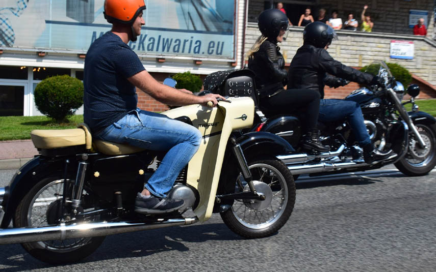 Kilkuset motocyklistów pielgrzymowało z Wadowic do Kalwarii