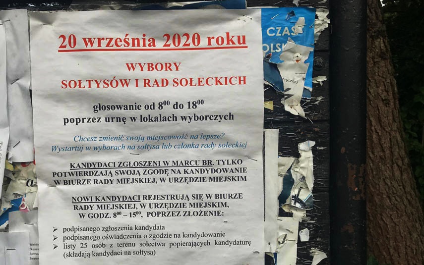 Pierwsze takie wybory rad sołeckich i sołtysów w gminie Wadowice