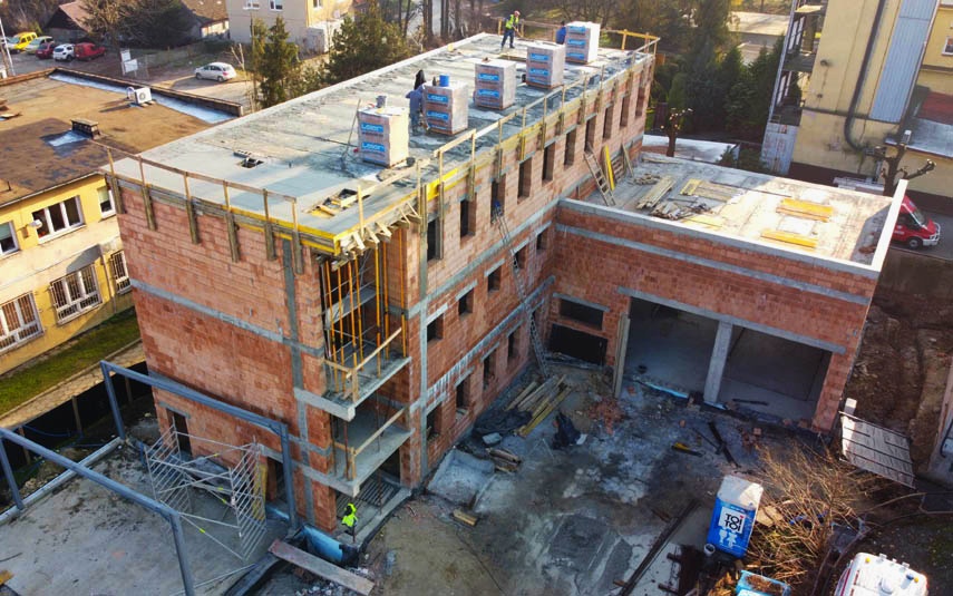 Tak wygląda budowa nowej siedziby ratowników medycznych w Wadowicach