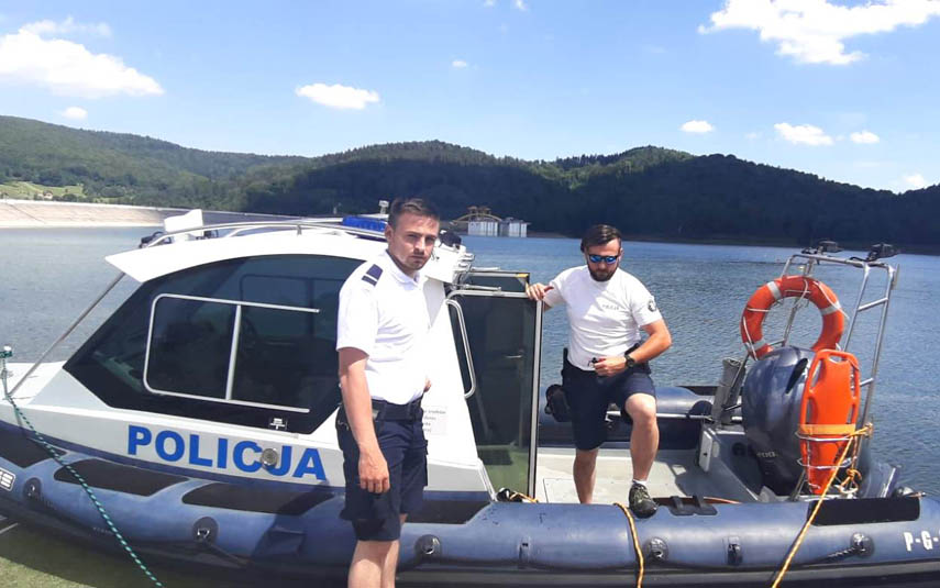 Na Jeziorze Mucharskim w końcu jest policja wodna