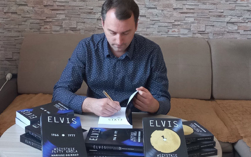 Pierwsze drukowane egzemplarze książki Mariusza Ogiegły o Elvisie już u czytelników