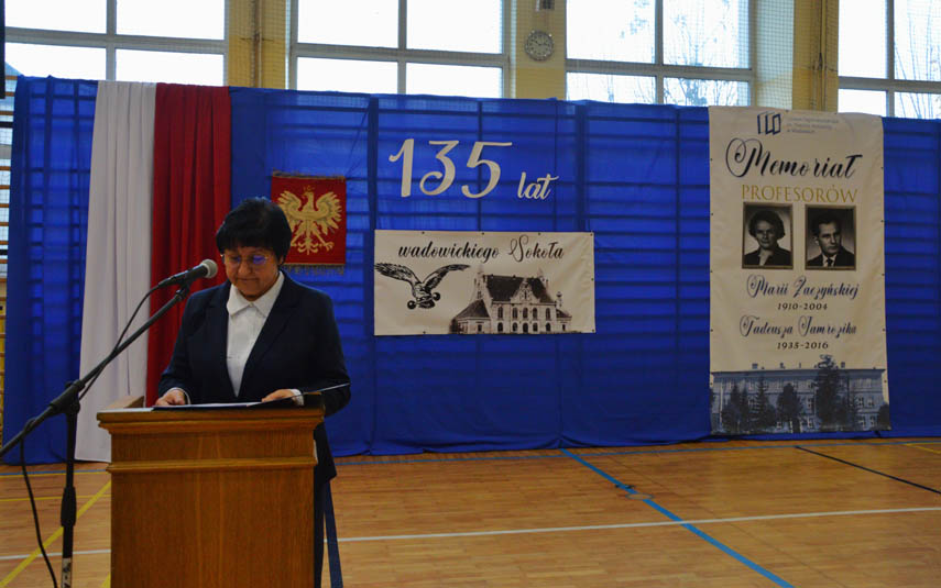 W wadowickim liceum uczczono 135. lecie Sokoła i sportu w mieście