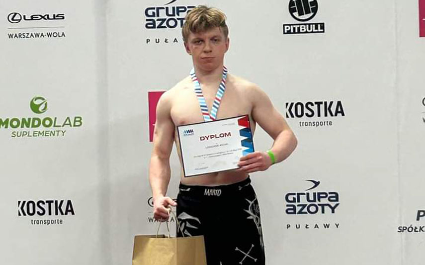 Mieszkaniec Spytkowic na podium w Mistrzostwach Polski MMA
