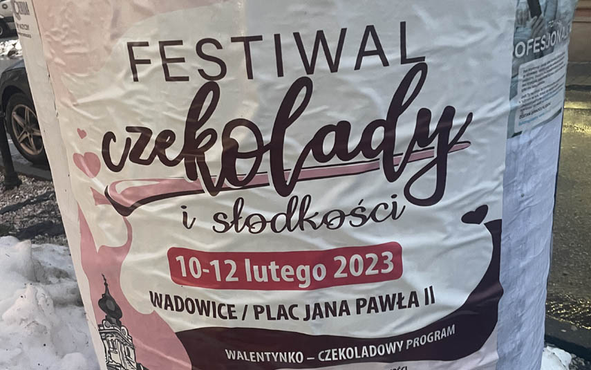 Na wadowickim rynku szykuje się festiwal czekolady!