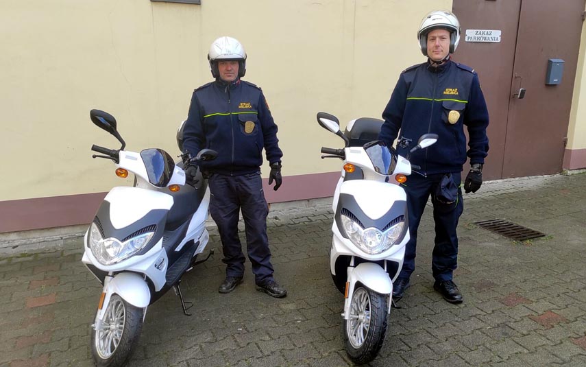Straż Miejska w Andrychowie wzbogaciła się o dwa skutery elektryczne