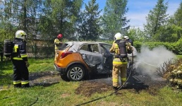 Spłonął kolejny samochód